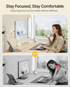 Dual Monitor Arm with USB for 17-35" Screens