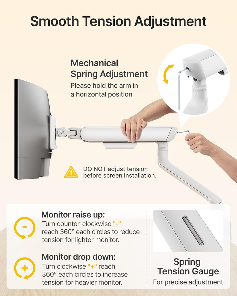 Dual Monitor Arm with USB for 17-35" Screens