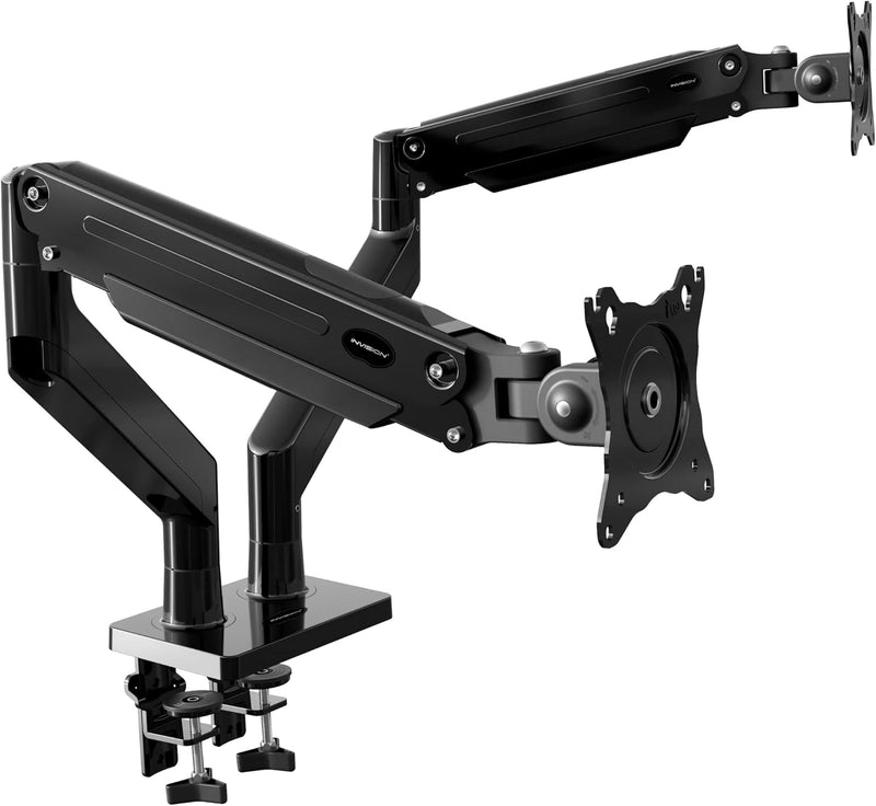 Dual PC Monitor Arm Bracket Ergonomic Height Adjustable