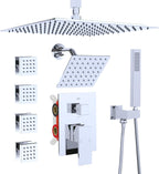Dual Shower Head System with Body Spray Jets