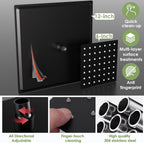 Dual Shower Head System with Body Spray Jets