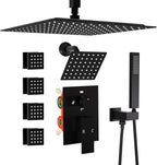 Dual Shower Head System with Body Spray Jets