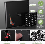 Dual Shower Head System with Body Spray Jets
