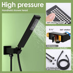 Dual Shower Head System with Body Spray Jets