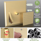 Dual Shower Head System with Body Spray Jets