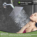 Dual Shower Head System with Body Spray Jets