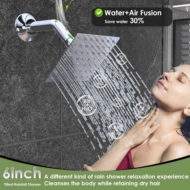 Dual Shower Head System with Body Spray Jets