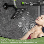 Dual Shower Head System with Body Spray Jets