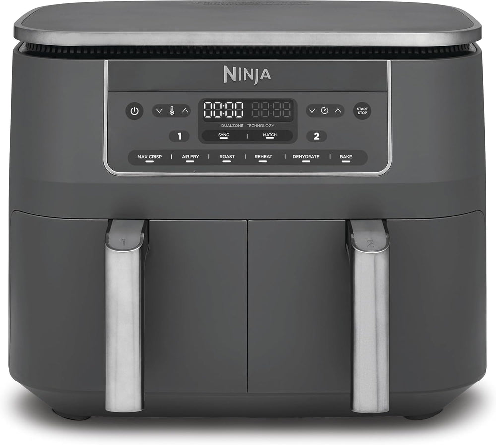 Dual Zone 6-In-1 7.6L Air Fryer 2 Drawers