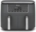 Dual Zone 6-In-1 7.6L Air Fryer 2 Drawers