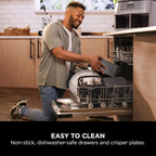 Dual Zone 6-In-1 7.6L Air Fryer 2 Drawers