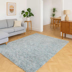 Duck Egg Rug Soft Plush Pile Fluffy High