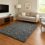 Duck Egg Rug Soft Plush Pile Fluffy High