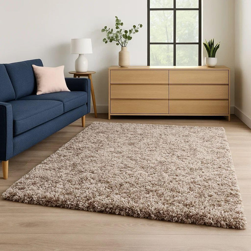 Rug Soft Plush Pile Fluffy High Density Comfort