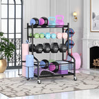 Dumbbell Rack Stand Multifunctional Weight for Dumbbells Yoga