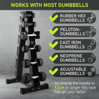 Dumbbell Rack Stand Weights Storage