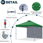 Gazebo Tent with 1 Sidewall
