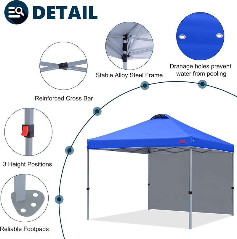 Gazebo Tent with 1 Sidewall