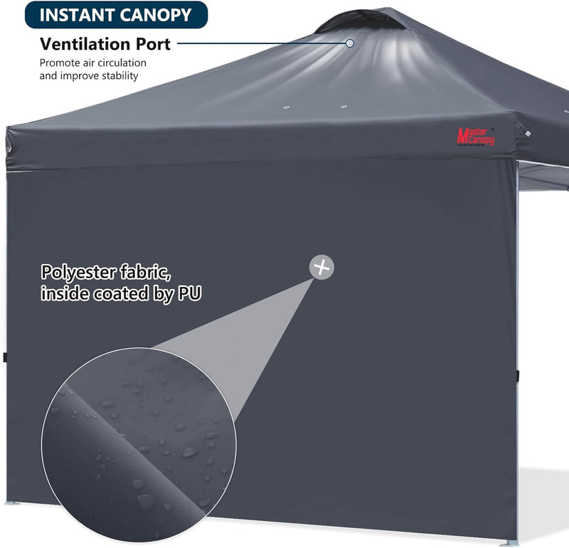 Gazebo Tent with 1 Sidewall