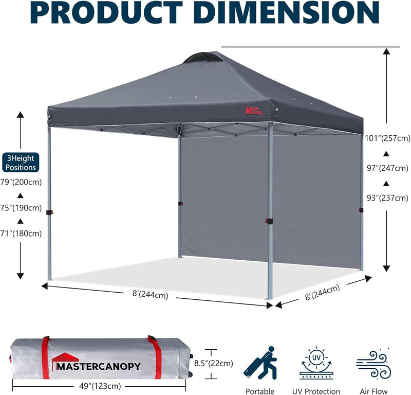 Gazebo Tent with 1 Sidewall