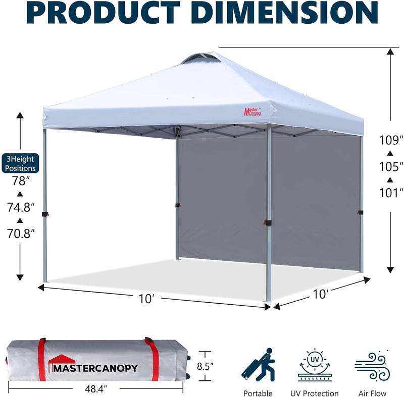 Gazebo Tent with 1 Sidewall