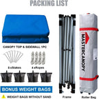 Gazebo Tent with 1 Sidewall