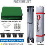 Gazebo Tent with 1 Sidewall