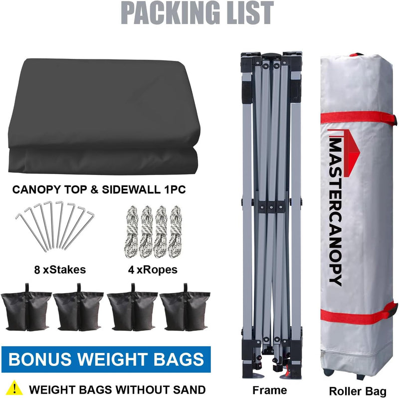 Gazebo Tent with 1 Sidewall