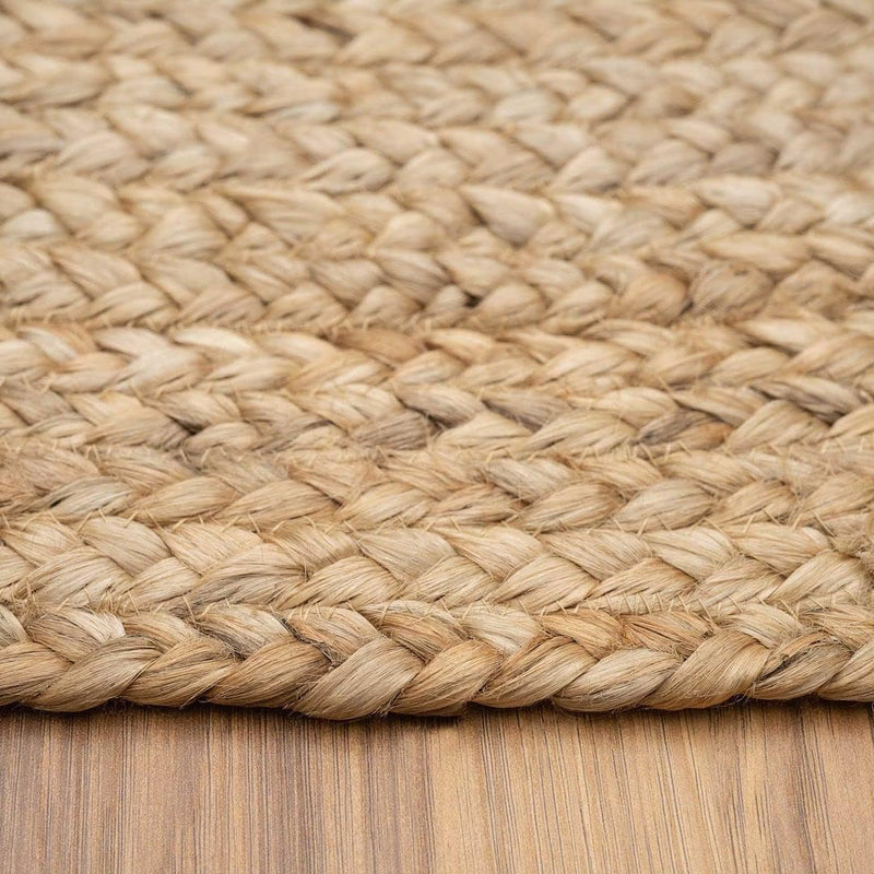 Durable Hardwearing Natural Boucle Jute Rug Dirt Trapper