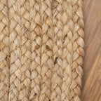 Durable Hardwearing Natural Boucle Jute Rug Dirt Trapper