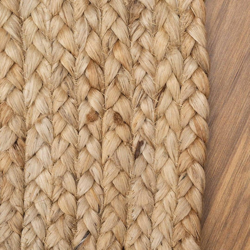 Durable Hardwearing Natural Boucle Jute Rug Dirt Trapper