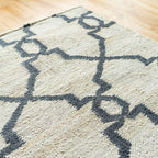 Durable Hardwearing Natural Boucle Jute Rug Dirt Trapper