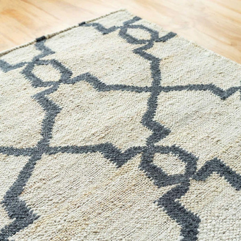 Durable Hardwearing Natural Boucle Jute Rug Dirt Trapper