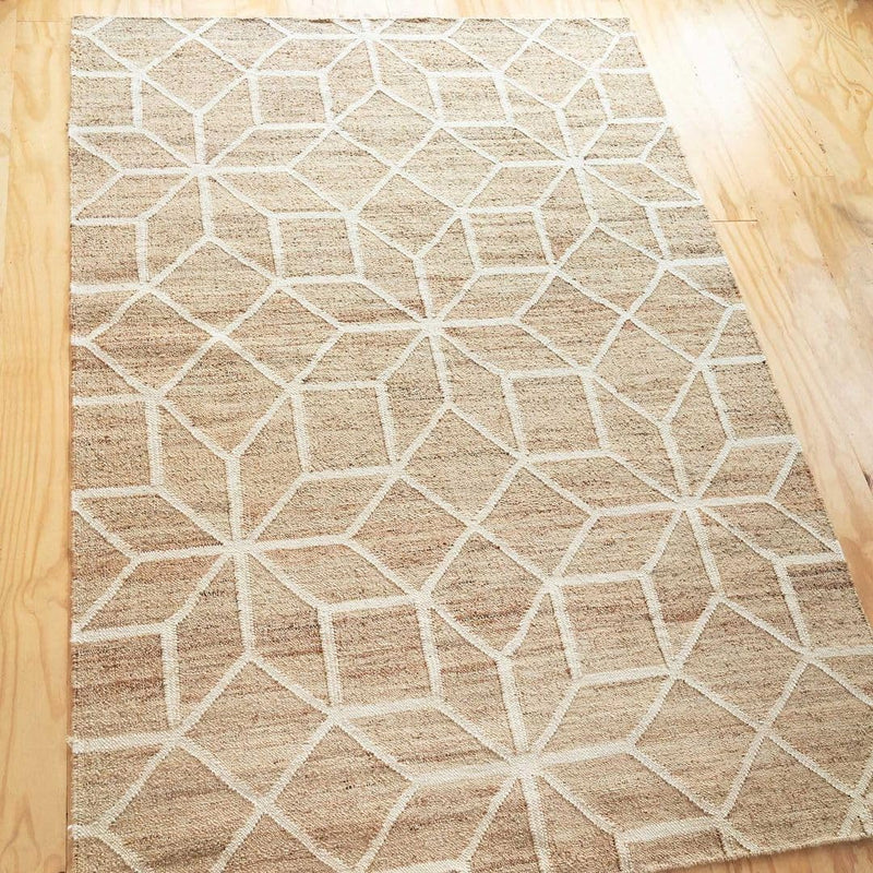Durable Hardwearing Natural Boucle Jute Rug Dirt Trapper