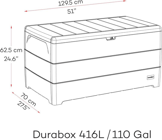 Cedargrain Durabox 416 Litre 110 Gallons