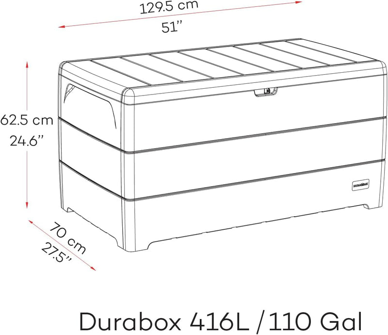 Cedargrain Durabox 416 Litre 110 Gallons