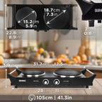 Duronic Hot Plate Bk Stainless Steel Table Top