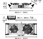 Duronic Hot Plate Bk Stainless Steel Table Top