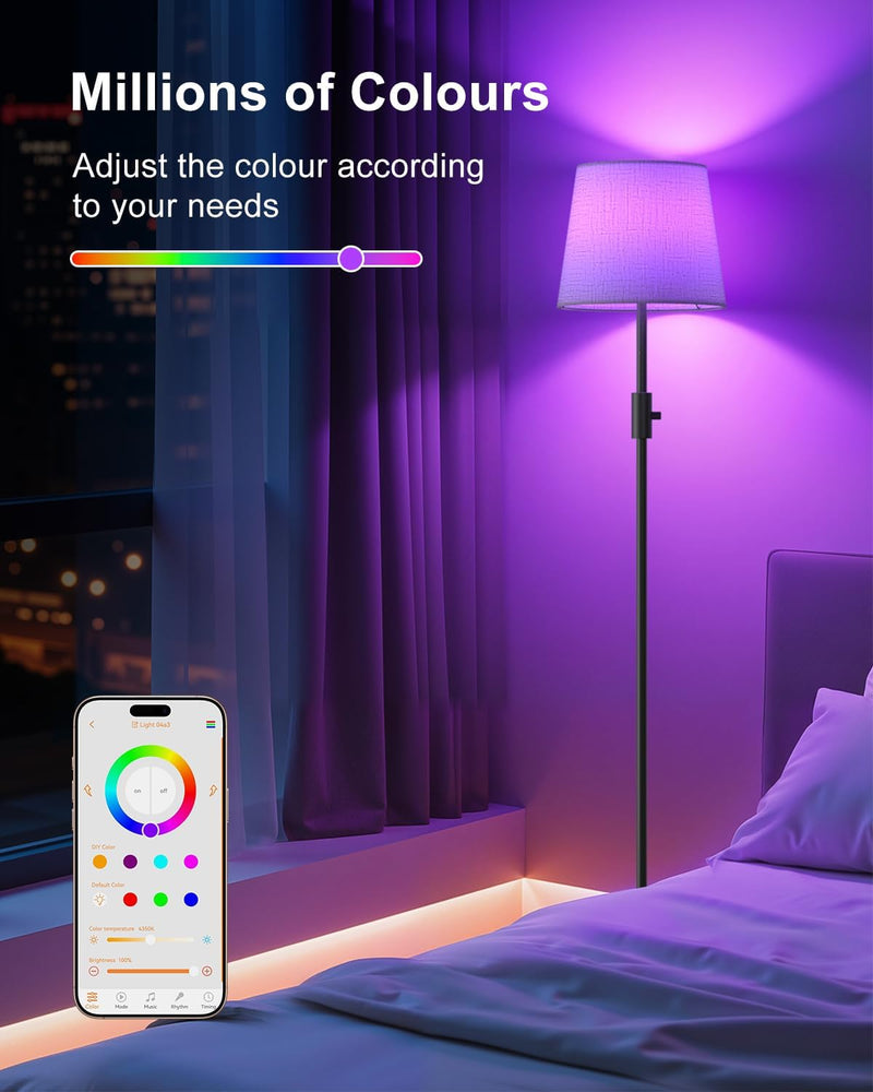 Smart RGB Arc Floor Lamp App Control