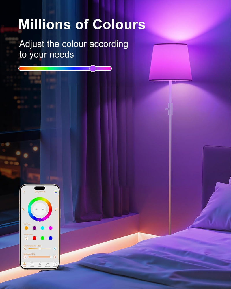 Smart RGB Arc Floor Lamp App Control