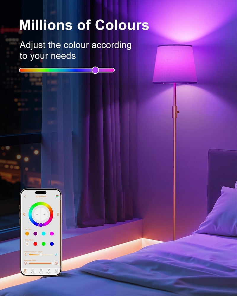 Smart RGB Arc Floor Lamp App Control
