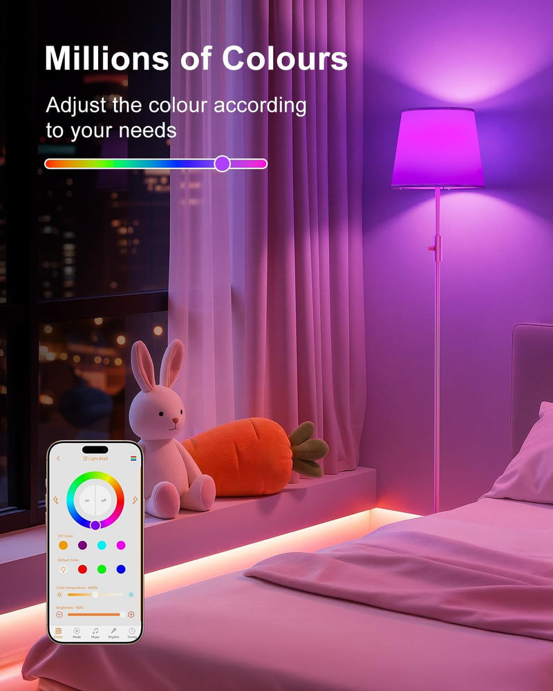 Smart RGB Arc Floor Lamp App Control