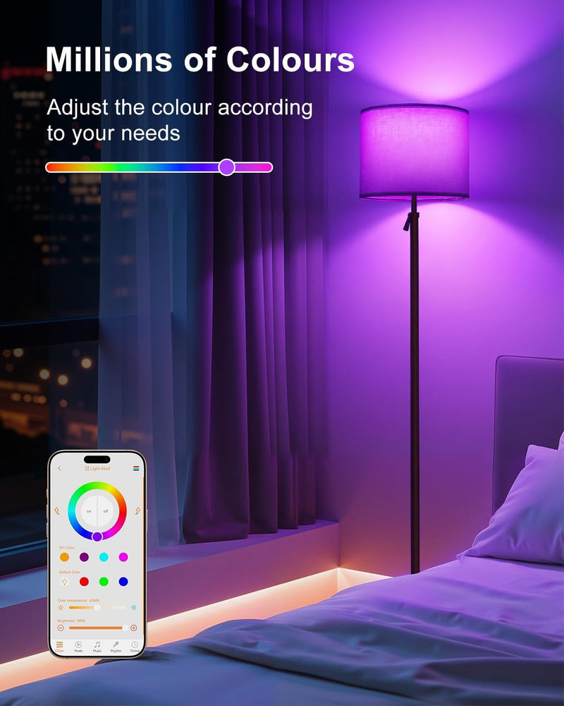 Smart RGB Arc Floor Lamp App Control