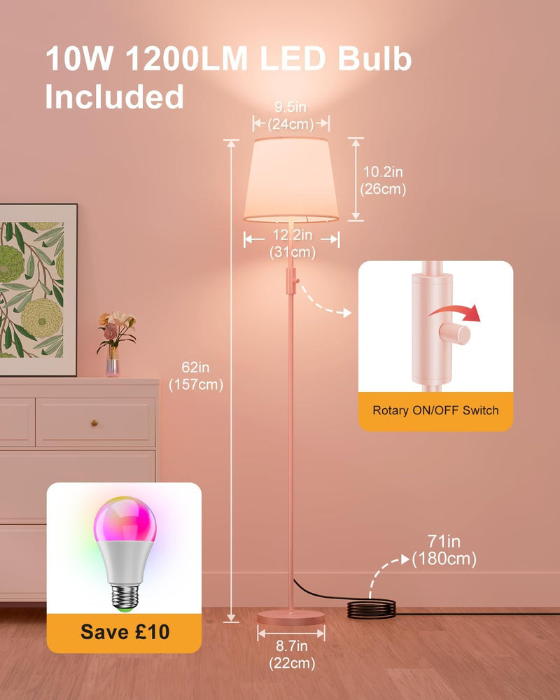 Smart RGB Arc Floor Lamp App Control