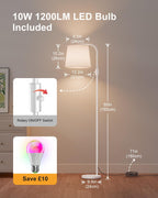Dusktec Smart Floor Lamp RGB Alexa 10W 1200lm