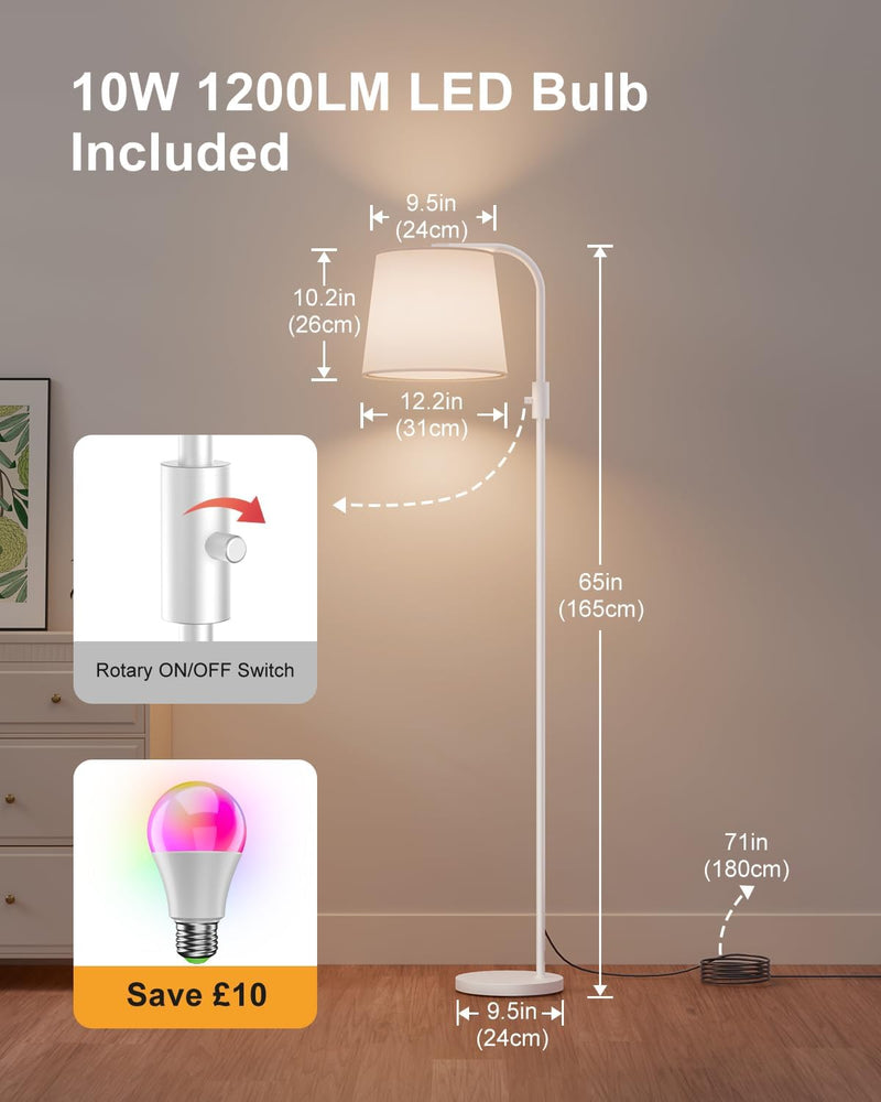 Smart RGB Arc Floor Lamp App Control