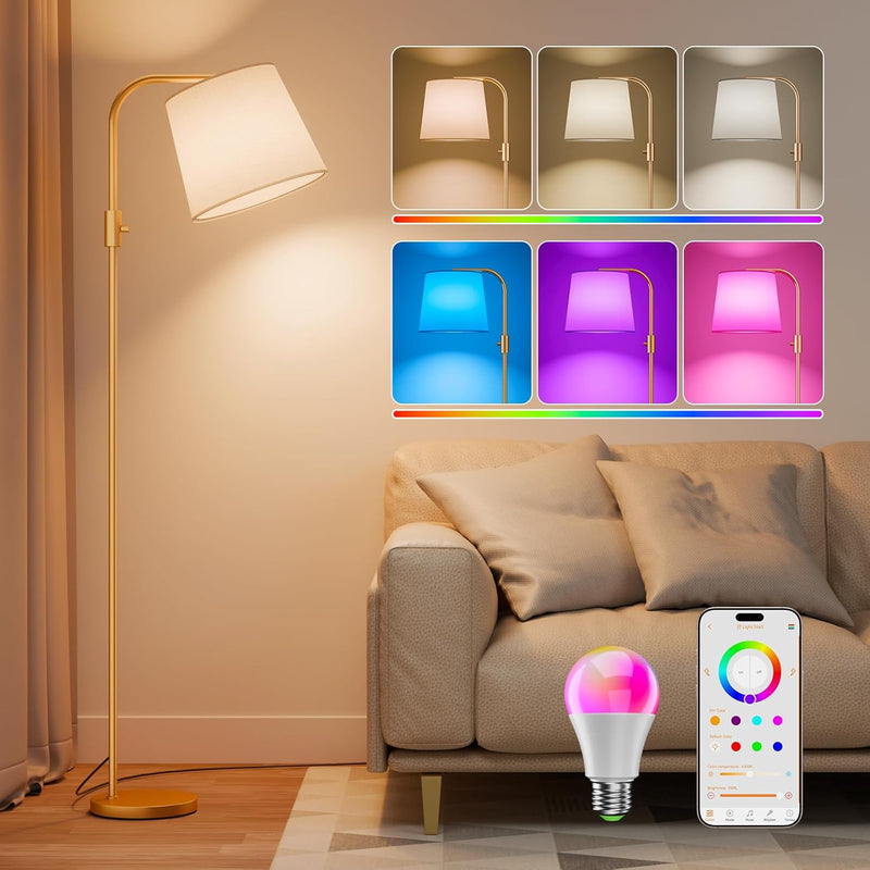 Smart RGB Arc Floor Lamp App Control