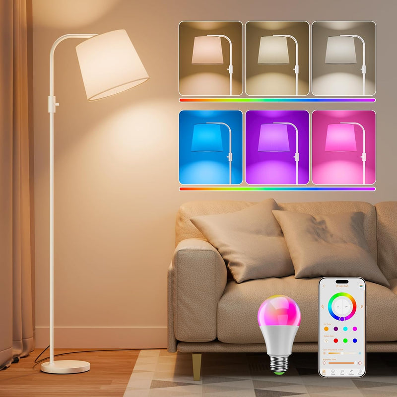 Smart RGB Arc Floor Lamp App Control