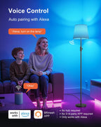 Dusktec Smart Floor Lamp RGB Alexa 10W 1200lm