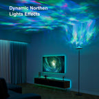 Dusktec Uplighter Floor Lamp with Aurora Projector Dimmable